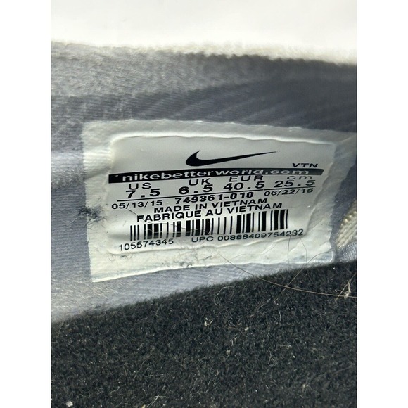 Nike Free Trainer 3.0 V4 (749361-010) Gray Athletic Shoes Men Size 7.5 - Picture 6 of 7